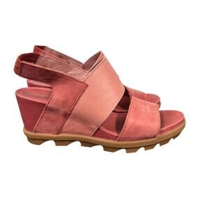 Sorel Joanie Women's II leather & suede slingback wedge sandals